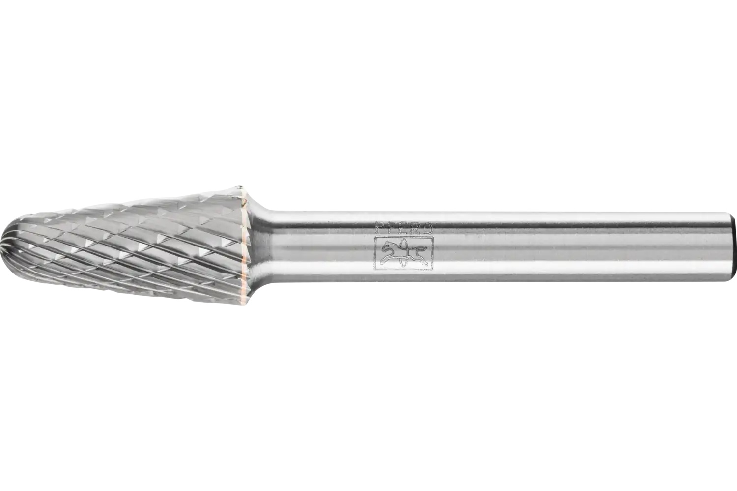 Picture of Pferd Carbide Bur SL-3 14° Taper Double Cut 3/8" x 1-1/16" x 1/4" Shank